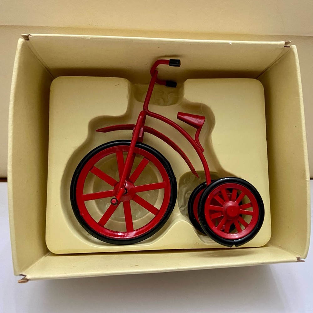 Vintage, Rare, Country Antique Toy- Ornaments- Tricycle - Picture 4 of 11